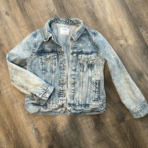 Old Navy Distressed Denim Jacket SP